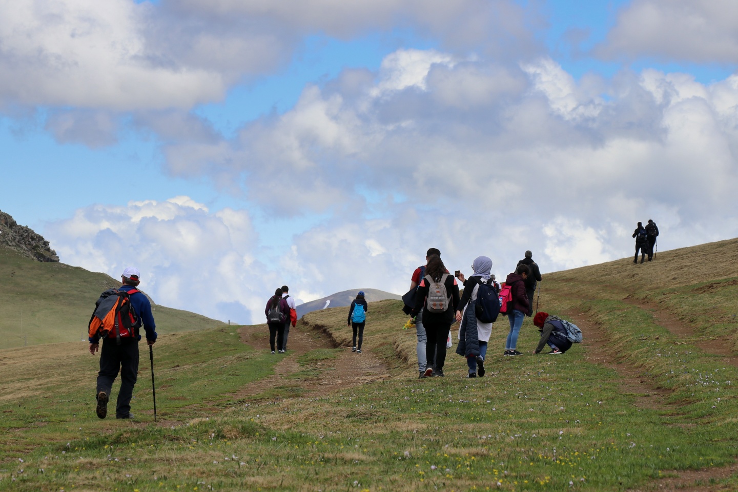 Gümüşhaneli dağcılardan bulutların üzerinde yürüyüş 91