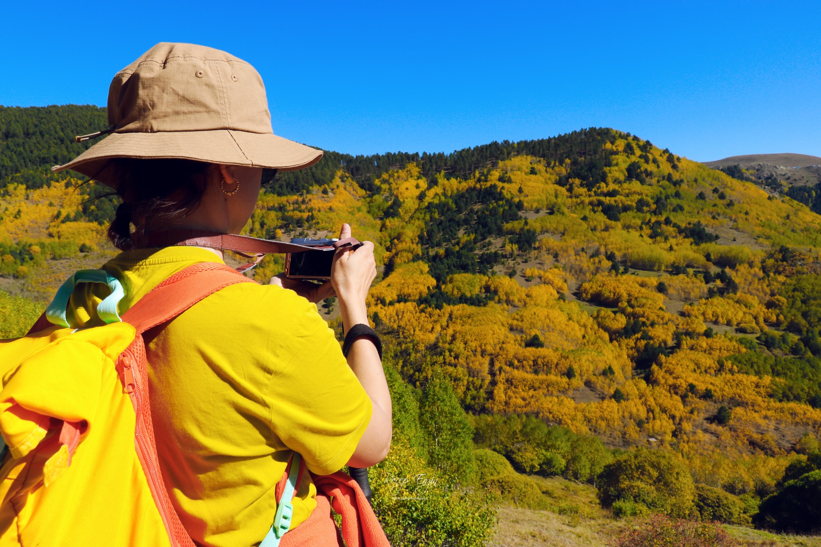 Gümüşhane dağları sonbaharın büyüleyici renkleriyle bezendi 7