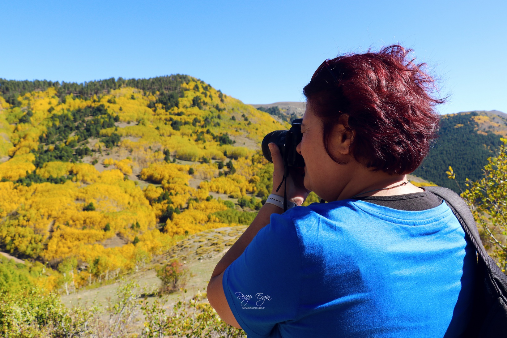 Gümüşhane dağları sonbaharın büyüleyici renkleriyle bezendi 6