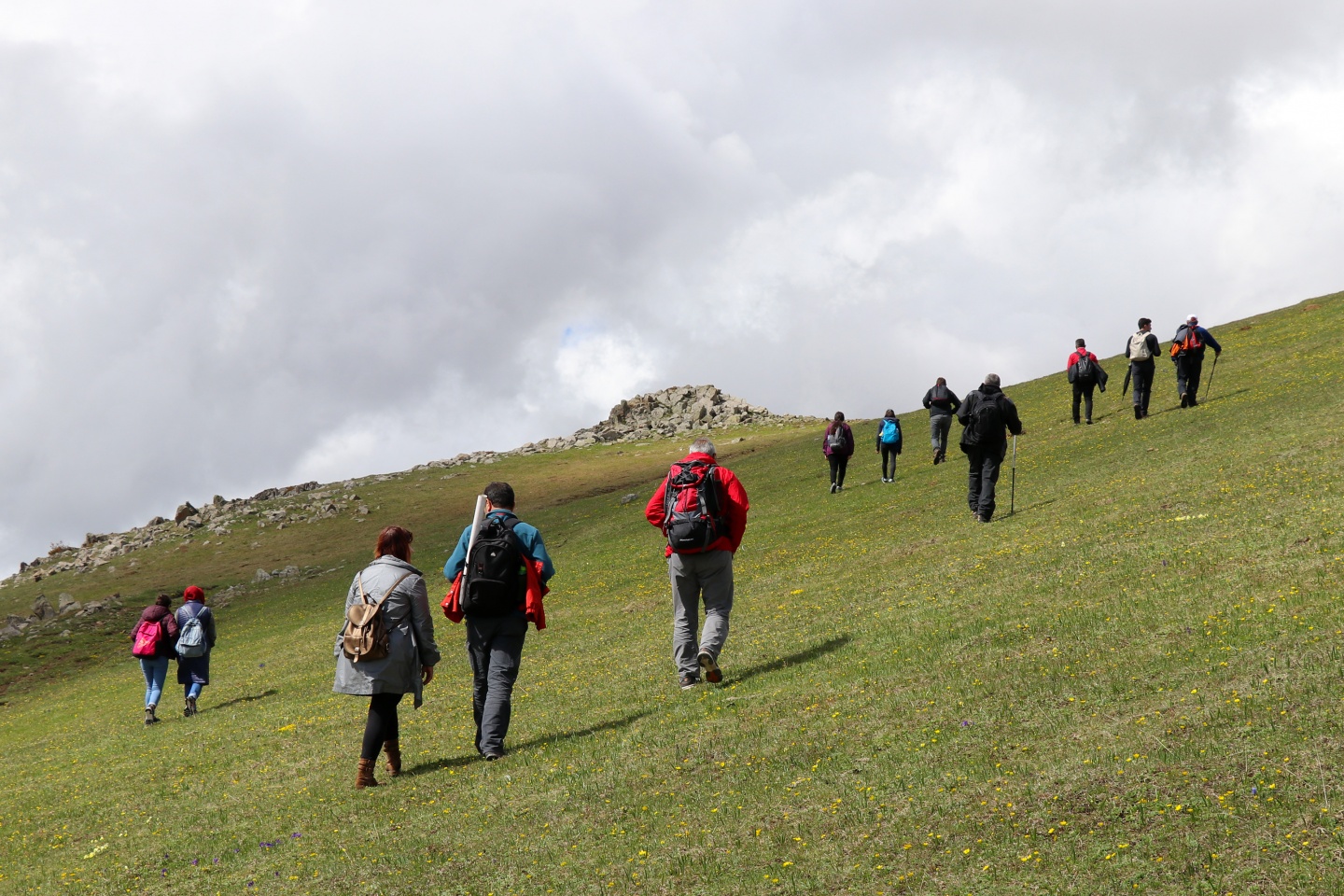 Gümüşhaneli dağcılardan bulutların üzerinde yürüyüş 16