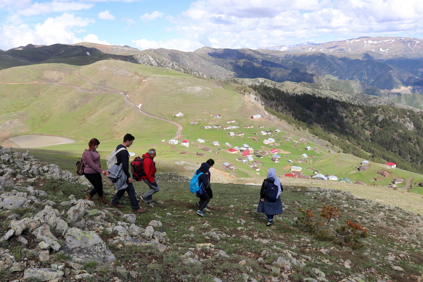 Gümüşhaneli dağcılardan bulutların üzerinde yürüyüş 42