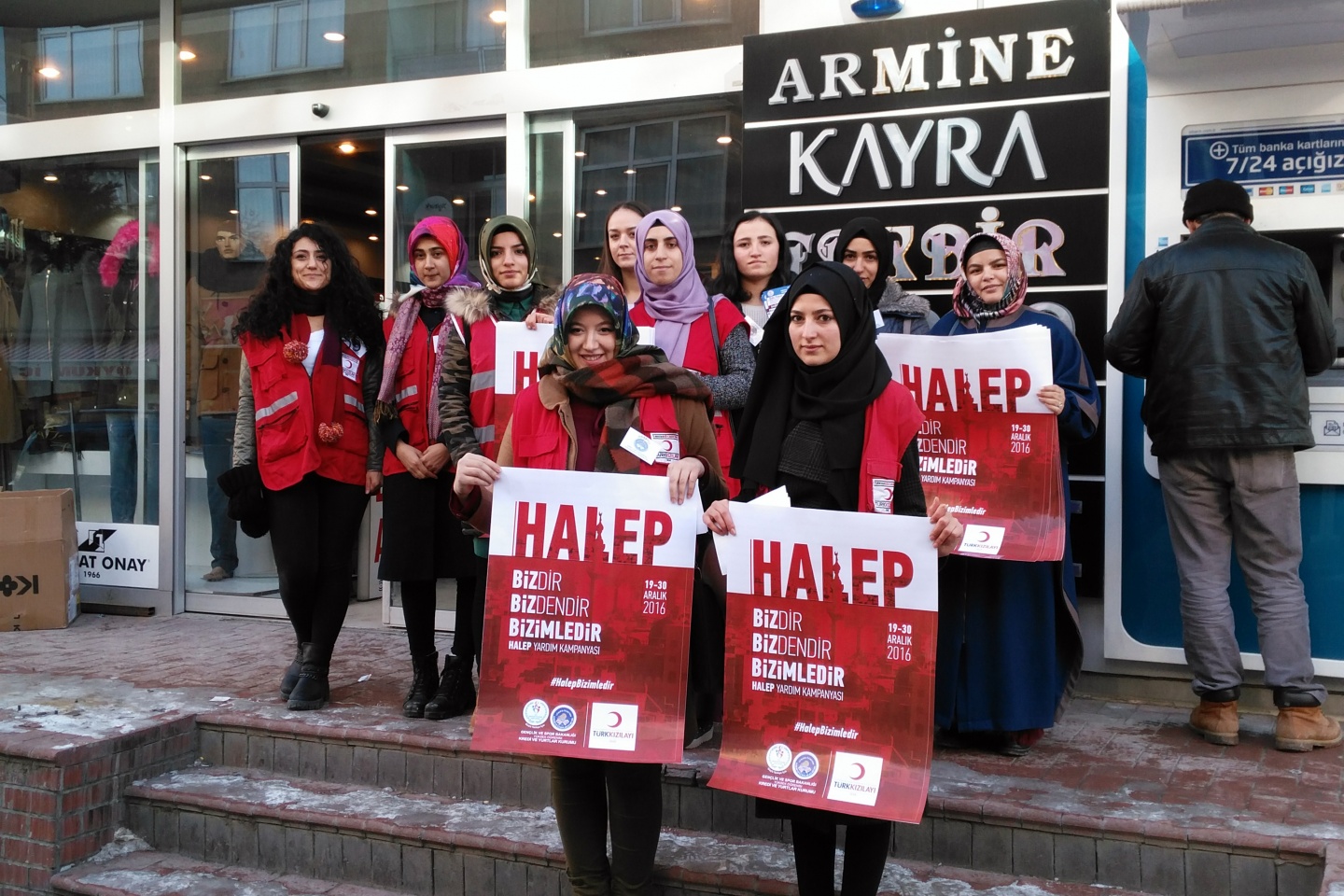 KYK ve Türk Kızılayı’ndan Halep seferberliği 2