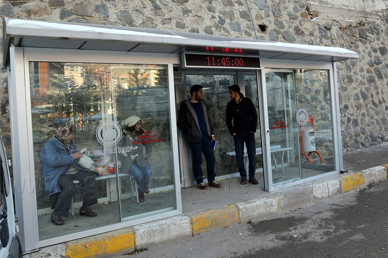 Gümüşhane’de klimalı durak dönemi 2