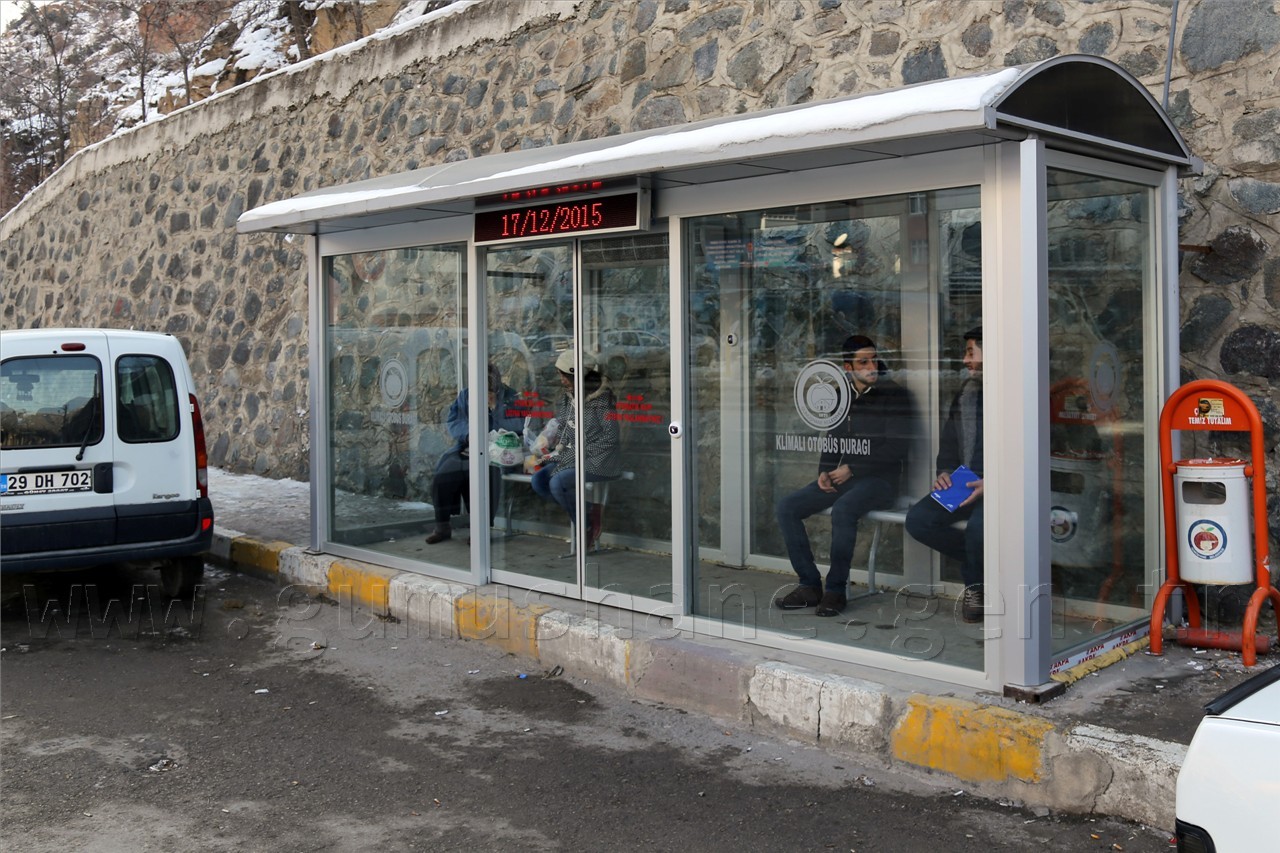 Gümüşhane’de klimalı durak dönemi 4