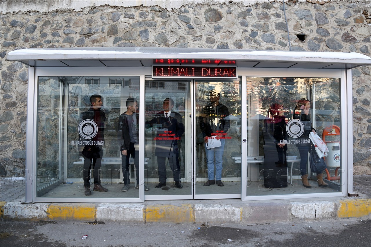 Gümüşhane’de klimalı durak dönemi 8
