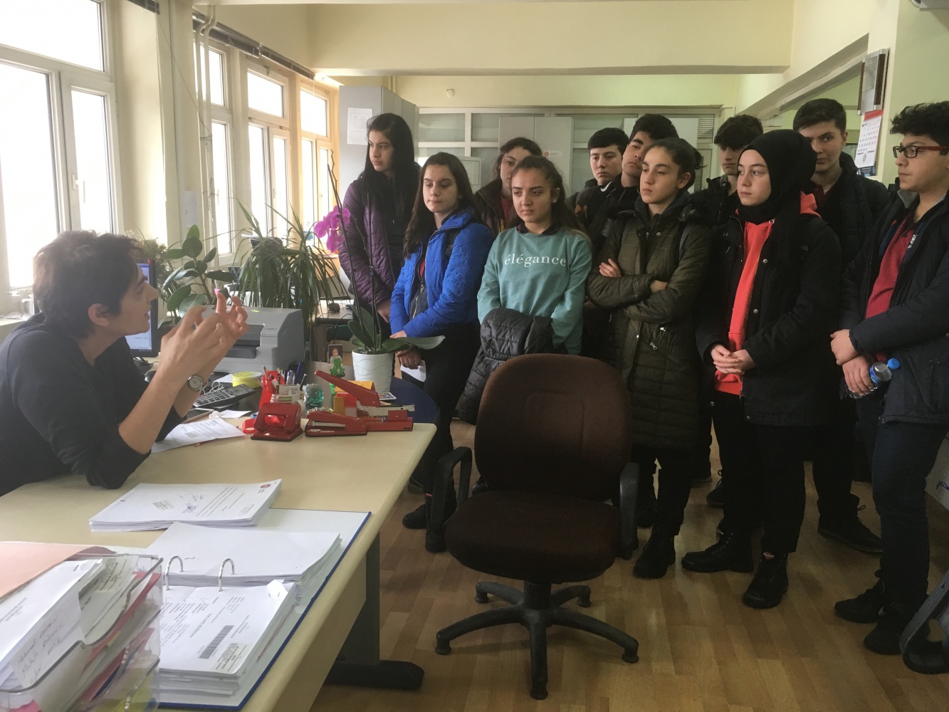 Muhasebe öğrencileri Vergi Dairesi’ni ziyaret etti 5