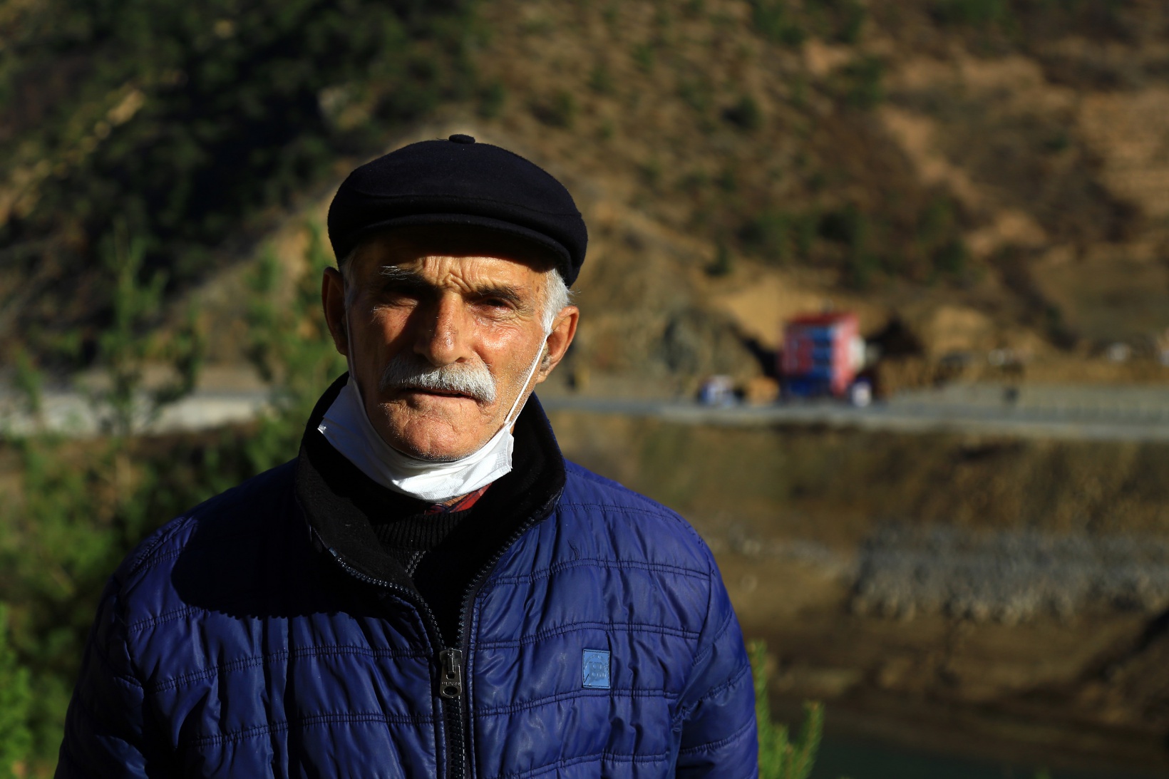 Torul Baraj gölü 45 metre çekildi 5