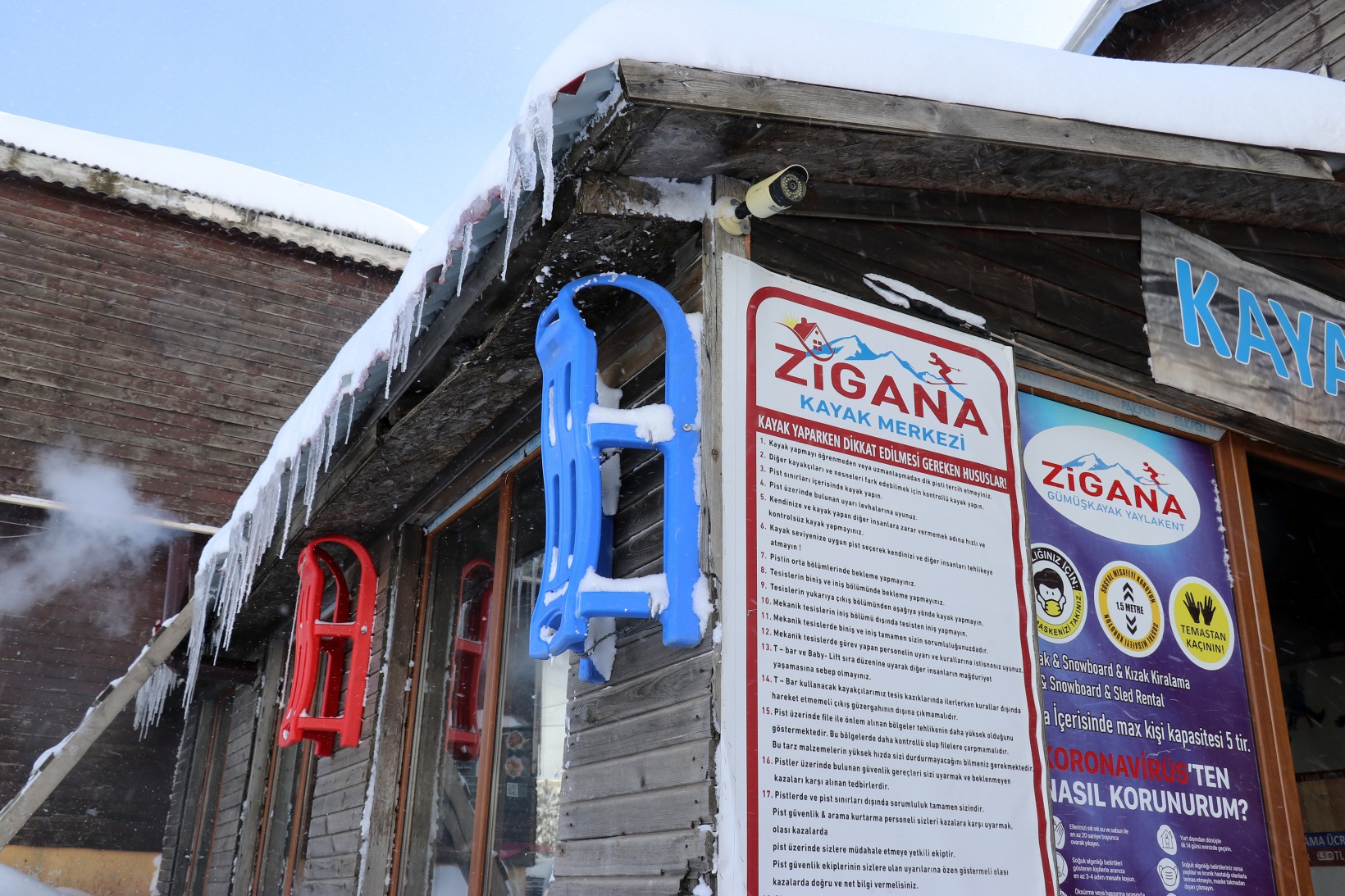 Zigana’da kar kalınlığı 1 metreye yaklaştı 21