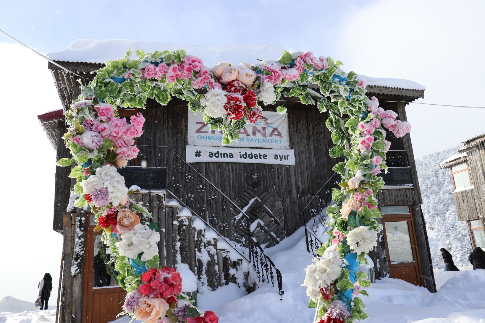 Zigana’da kar kalınlığı 1 metreye yaklaştı 39