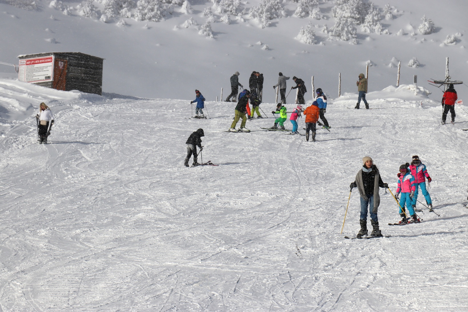 Zigana’da kar kalınlığı 1 metreye yaklaştı 19