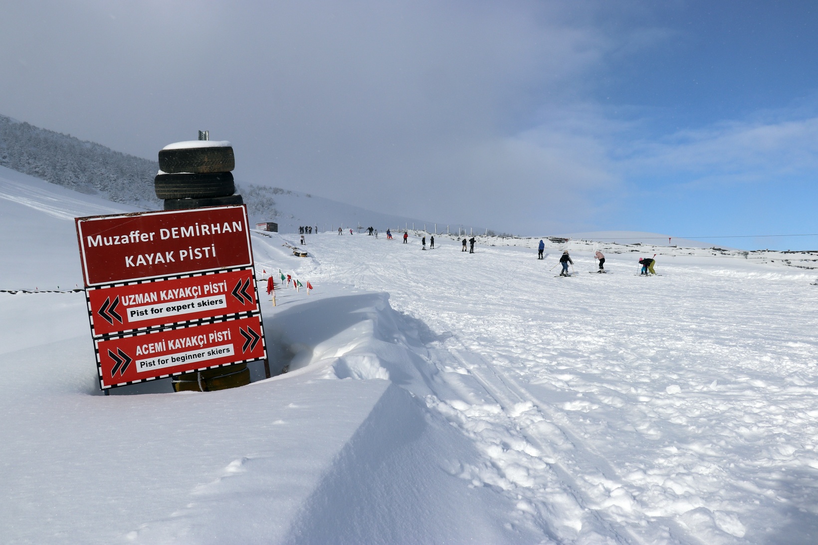Zigana’da kar kalınlığı 1 metreye yaklaştı 15