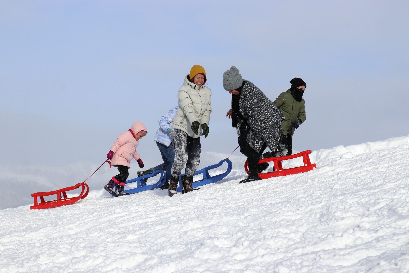 Zigana’da kar kalınlığı 1 metreye yaklaştı 14