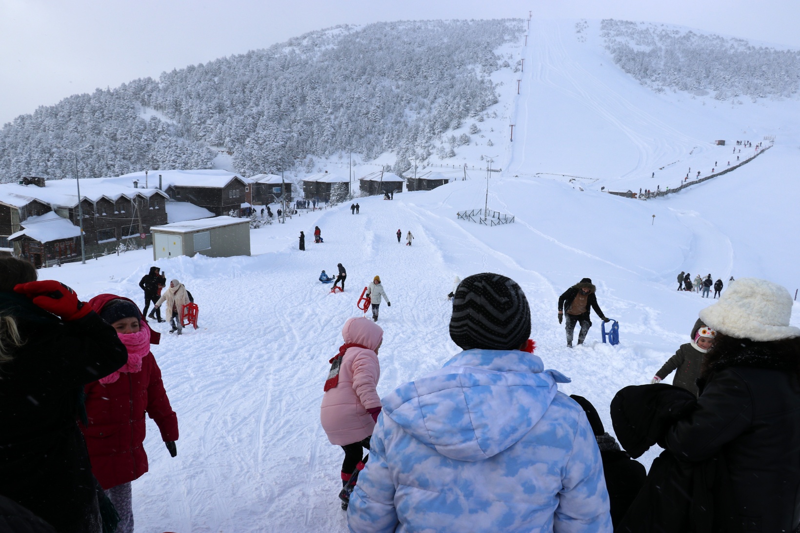 Zigana’da kar kalınlığı 1 metreye yaklaştı 16