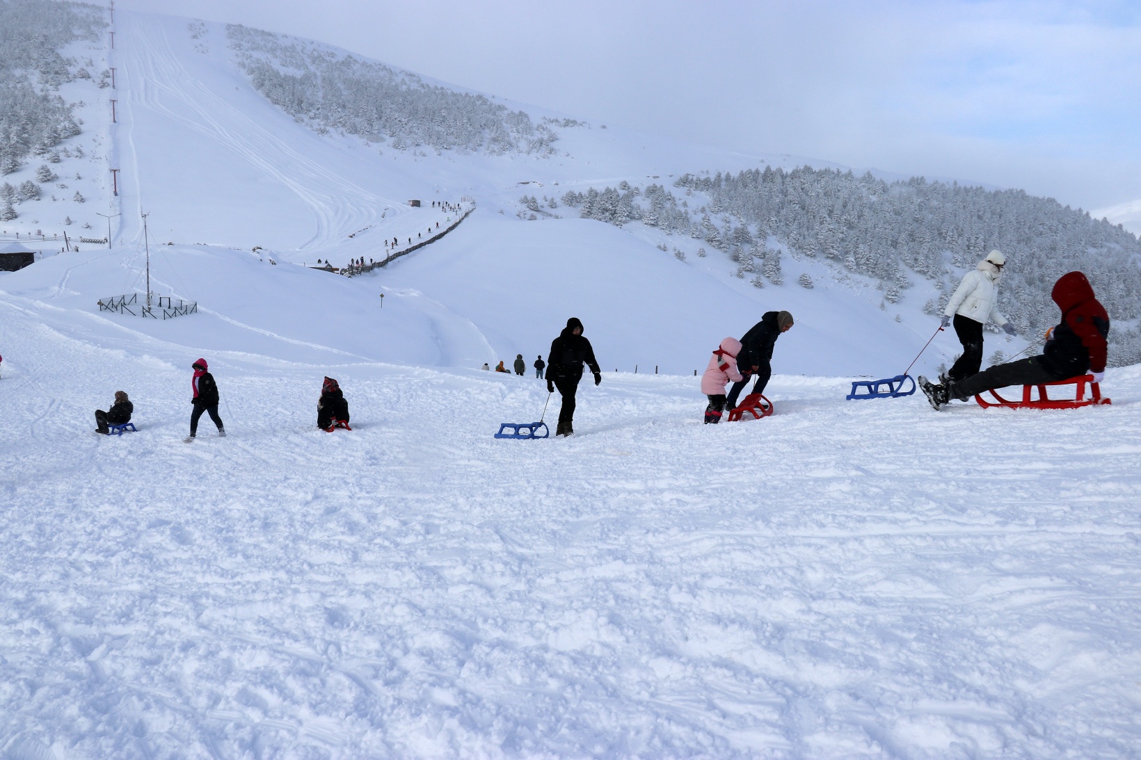 Zigana’da kar kalınlığı 1 metreye yaklaştı 18