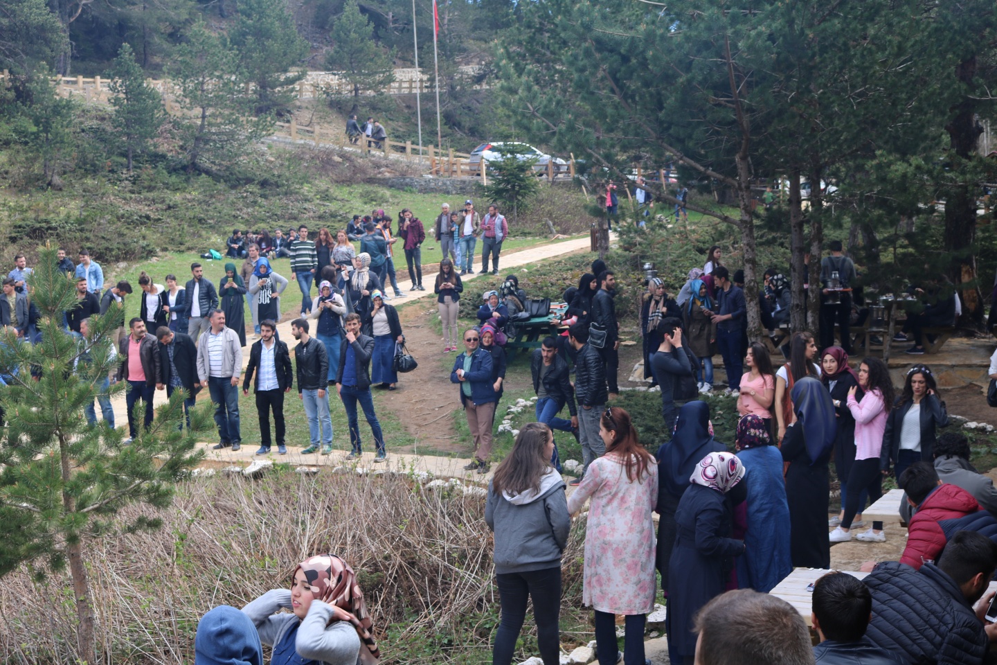Üniversite öğrencileri önce Tomara sonra Limni Gölünde coştu 45