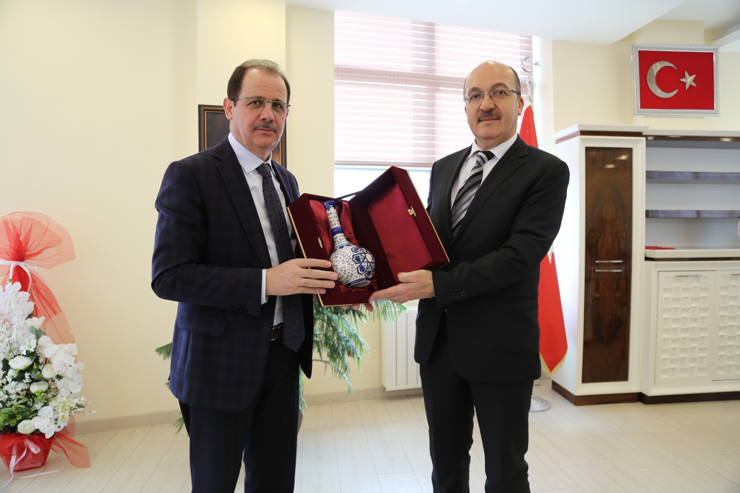 Gümüşhaneli Rektör’den Gümüşhane Rektörüne ziyaret 1