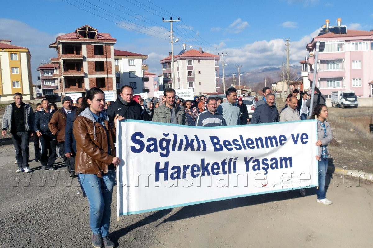 Kelkit’te Sağlıklı Yaşam Yürüyüşü Yapıldı 3