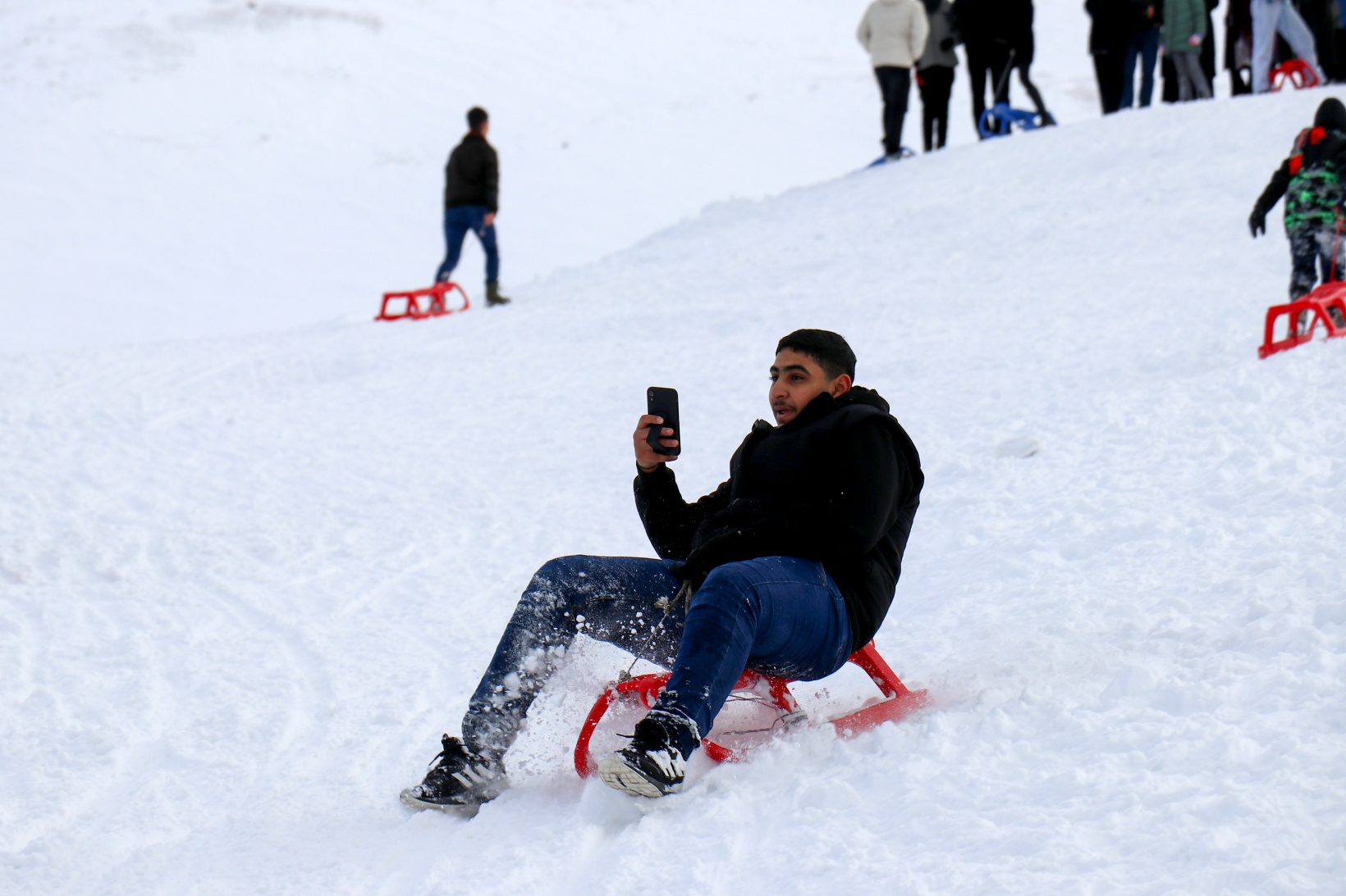 Zigana Kayak Merkezi yarıyıl tatilinde yoğun ilgi görüyor 15