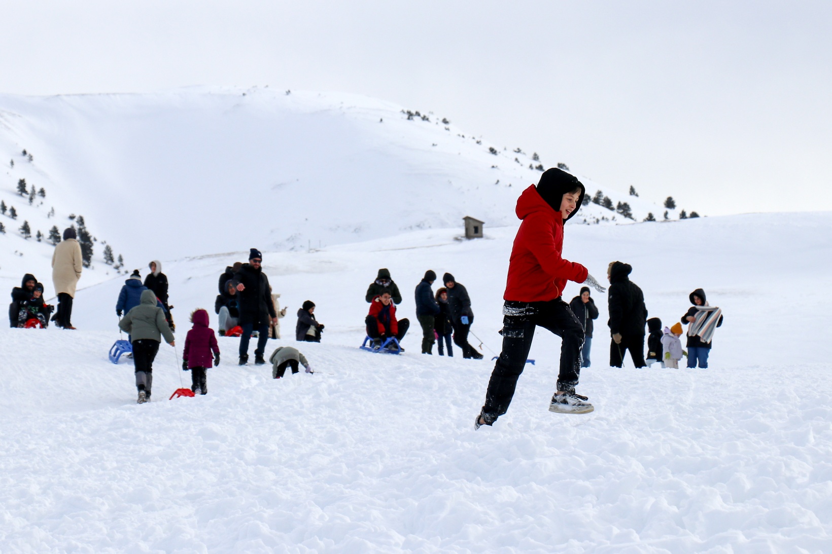 Zigana Kayak Merkezi yarıyıl tatilinde yoğun ilgi görüyor 16