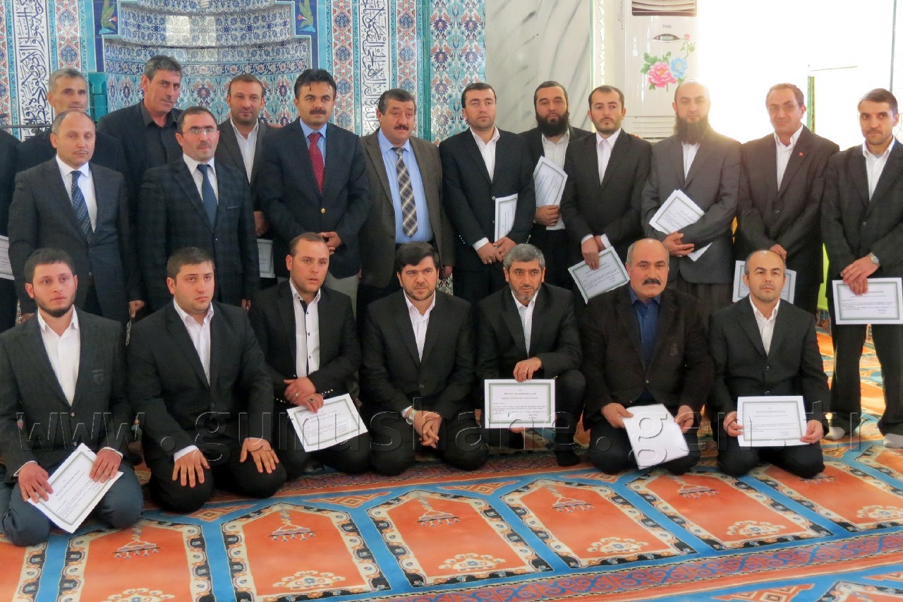 Kelkit’te Güzel Ezan okuyanlara sertifika 6