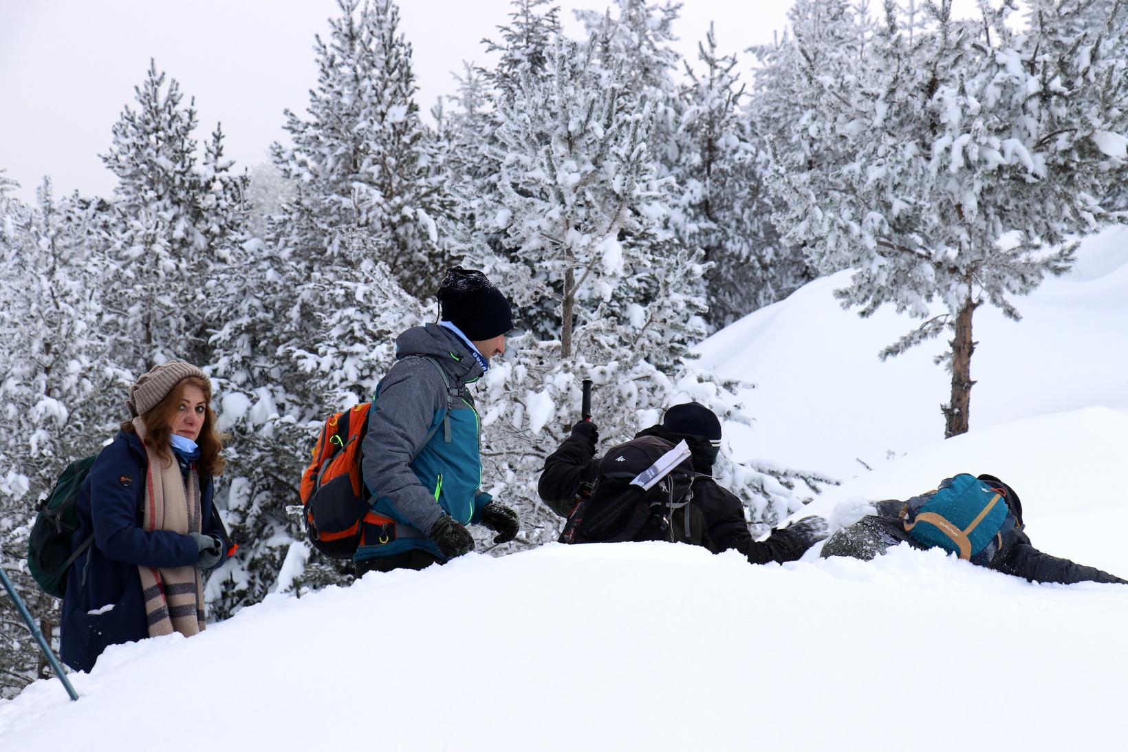 Gümüşhane'nin zirvelerinde kutupları aratmayan yürüyüş 29