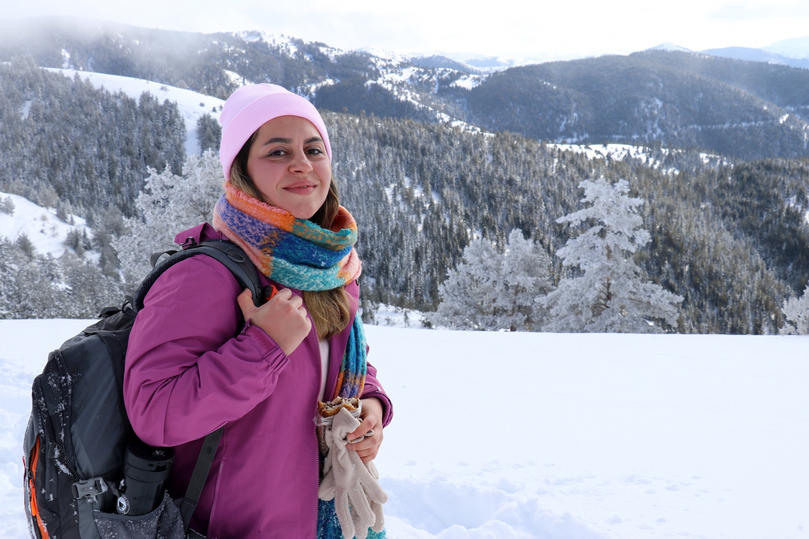 Gümüşhane'nin zirvelerinde kutupları aratmayan yürüyüş 60