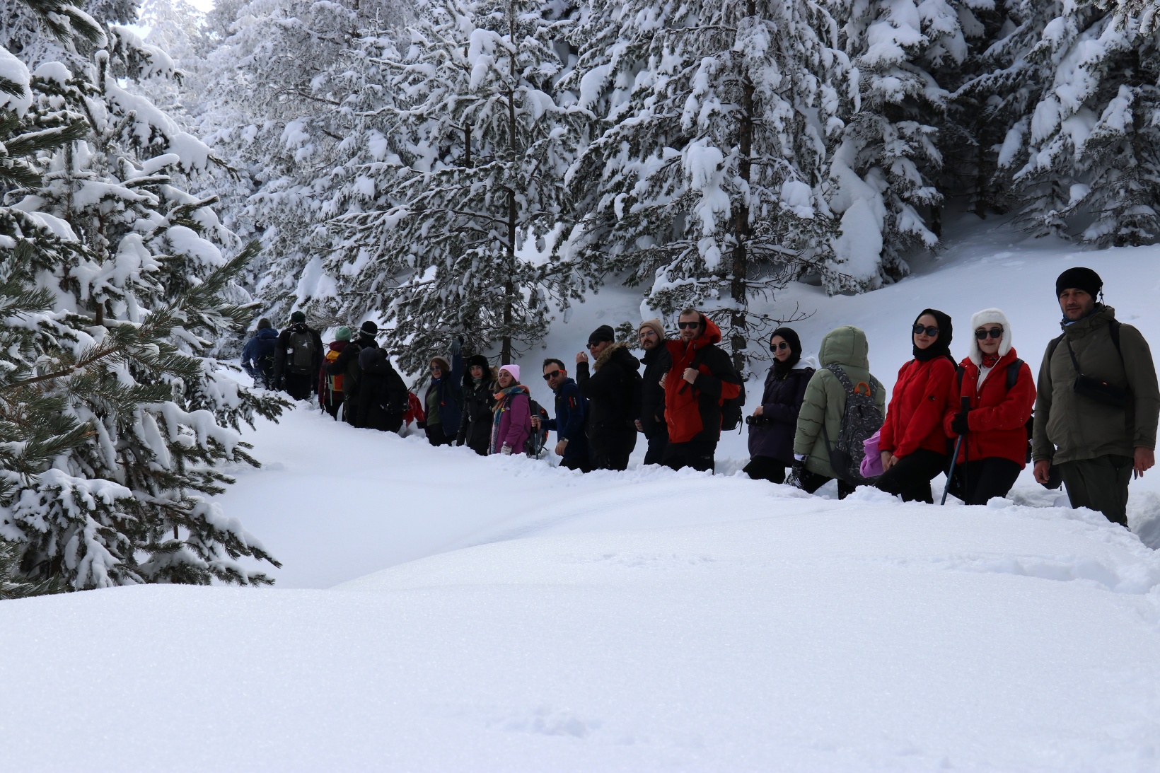 Gümüşhane'nin zirvelerinde kutupları aratmayan yürüyüş 53