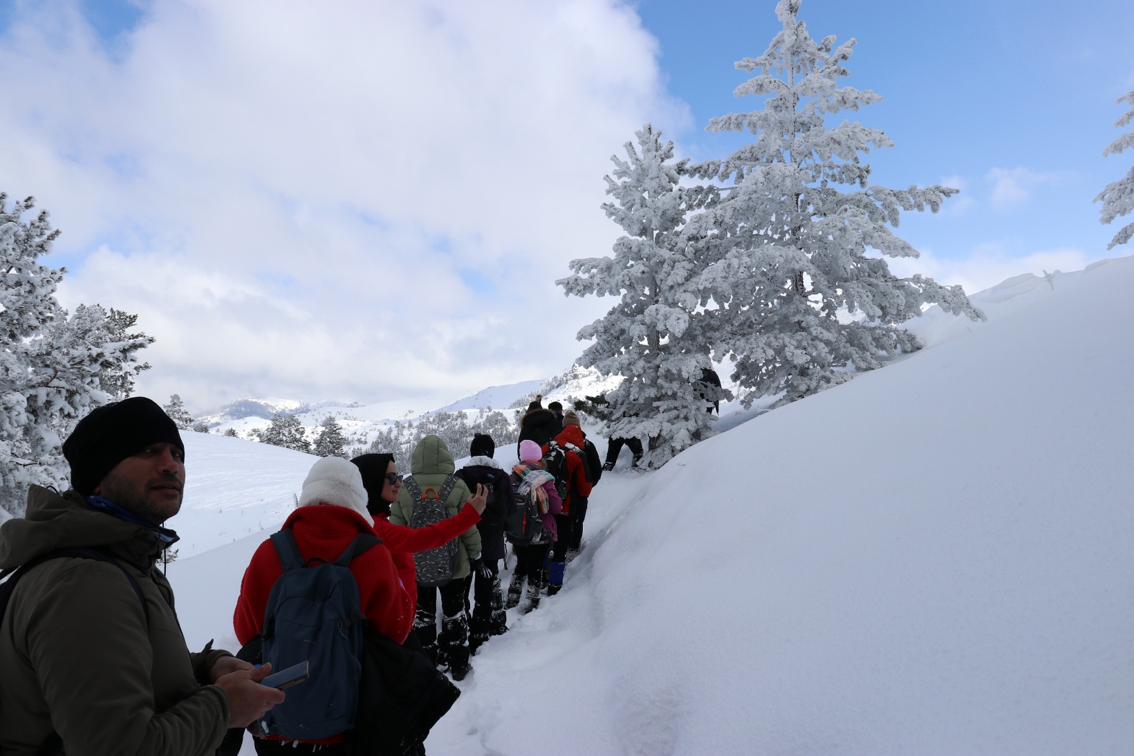 Gümüşhane'nin zirvelerinde kutupları aratmayan yürüyüş 11