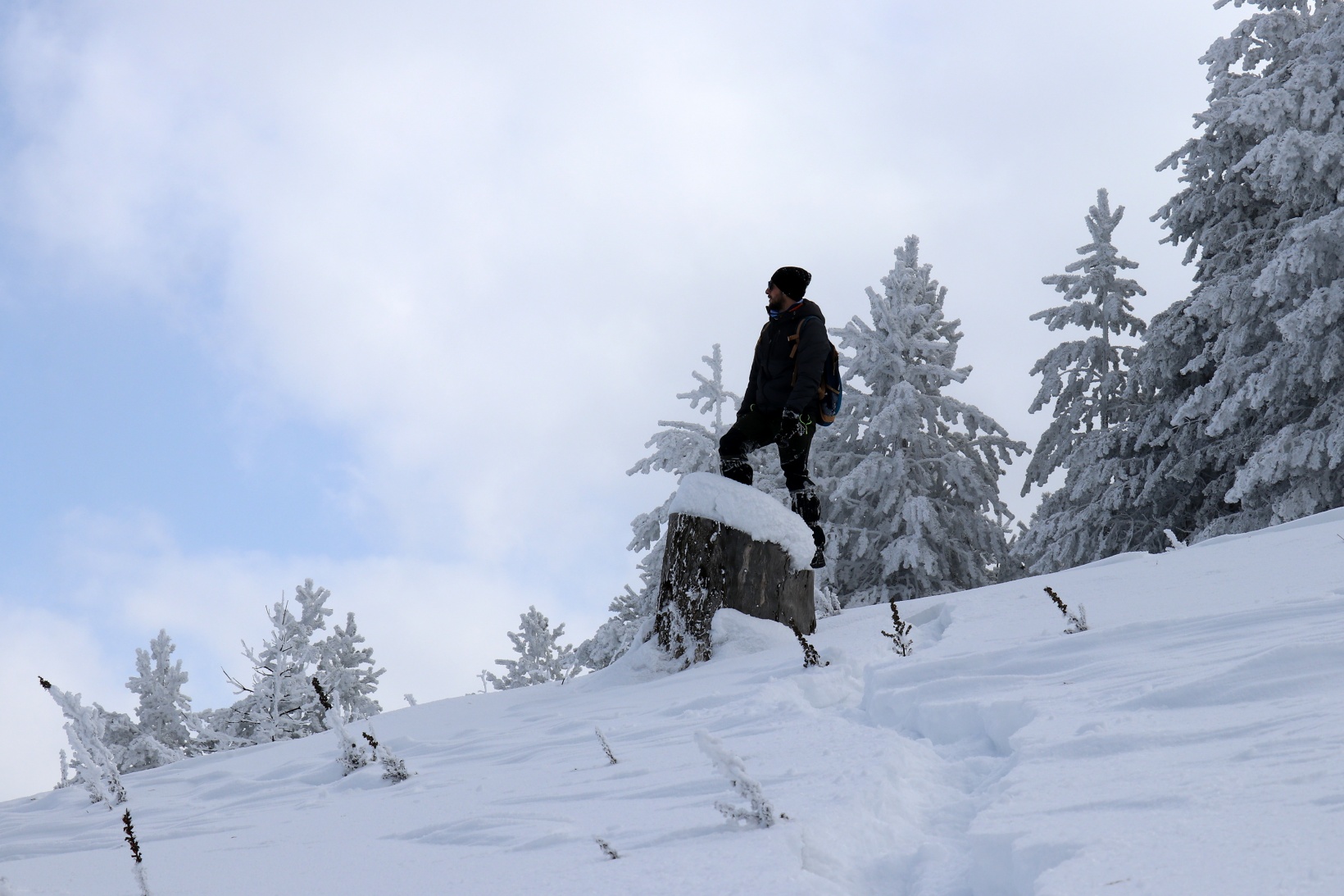 Gümüşhane'nin zirvelerinde kutupları aratmayan yürüyüş 12