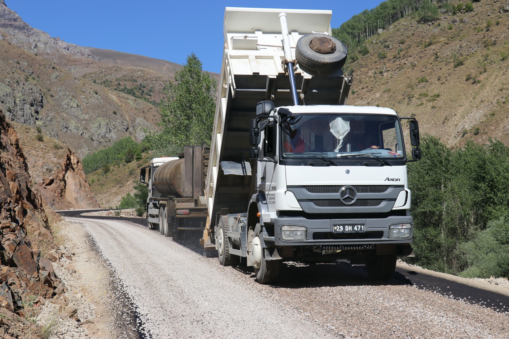 Krom Antik Kentine ulaşımı sağlayan yol asfaltlandı 9