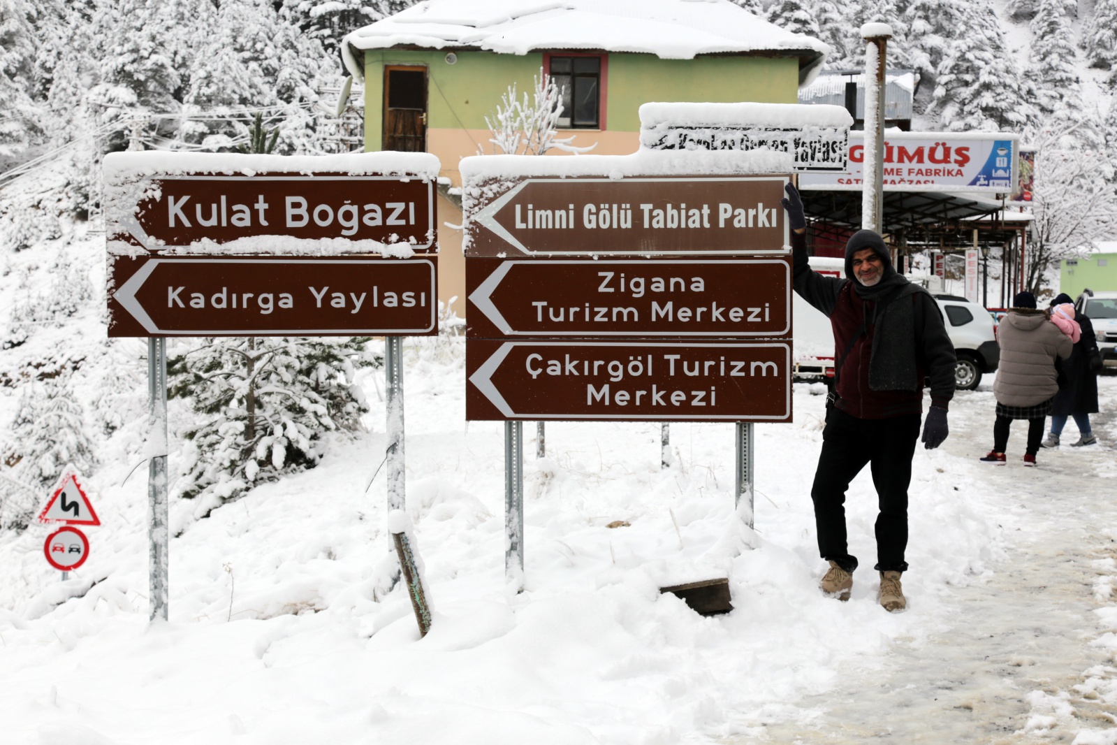 Zigana dağında kar kalınlığı 15 santimetreyi geçti 14