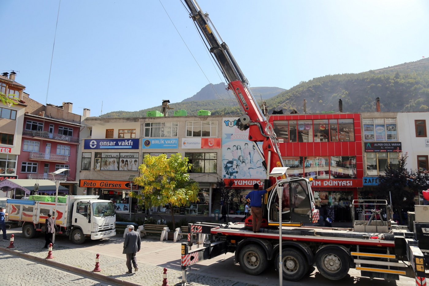 Gümüşhane’de sokak sağlıklaştırması çalışması başladı 4