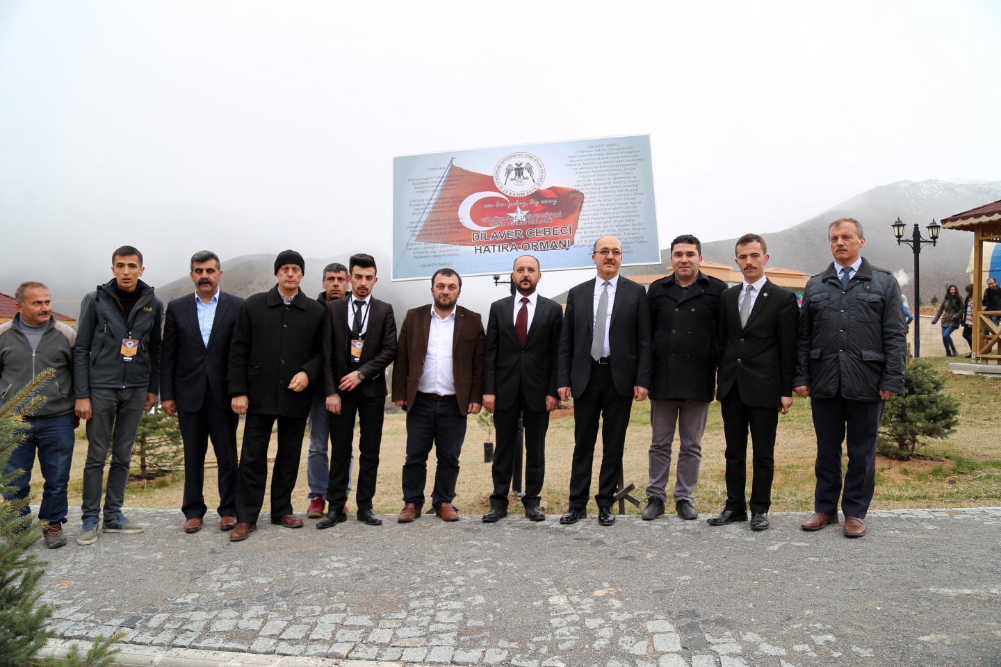 GÜ'de şair Cebeci anısına Hatıra Ormanı 3