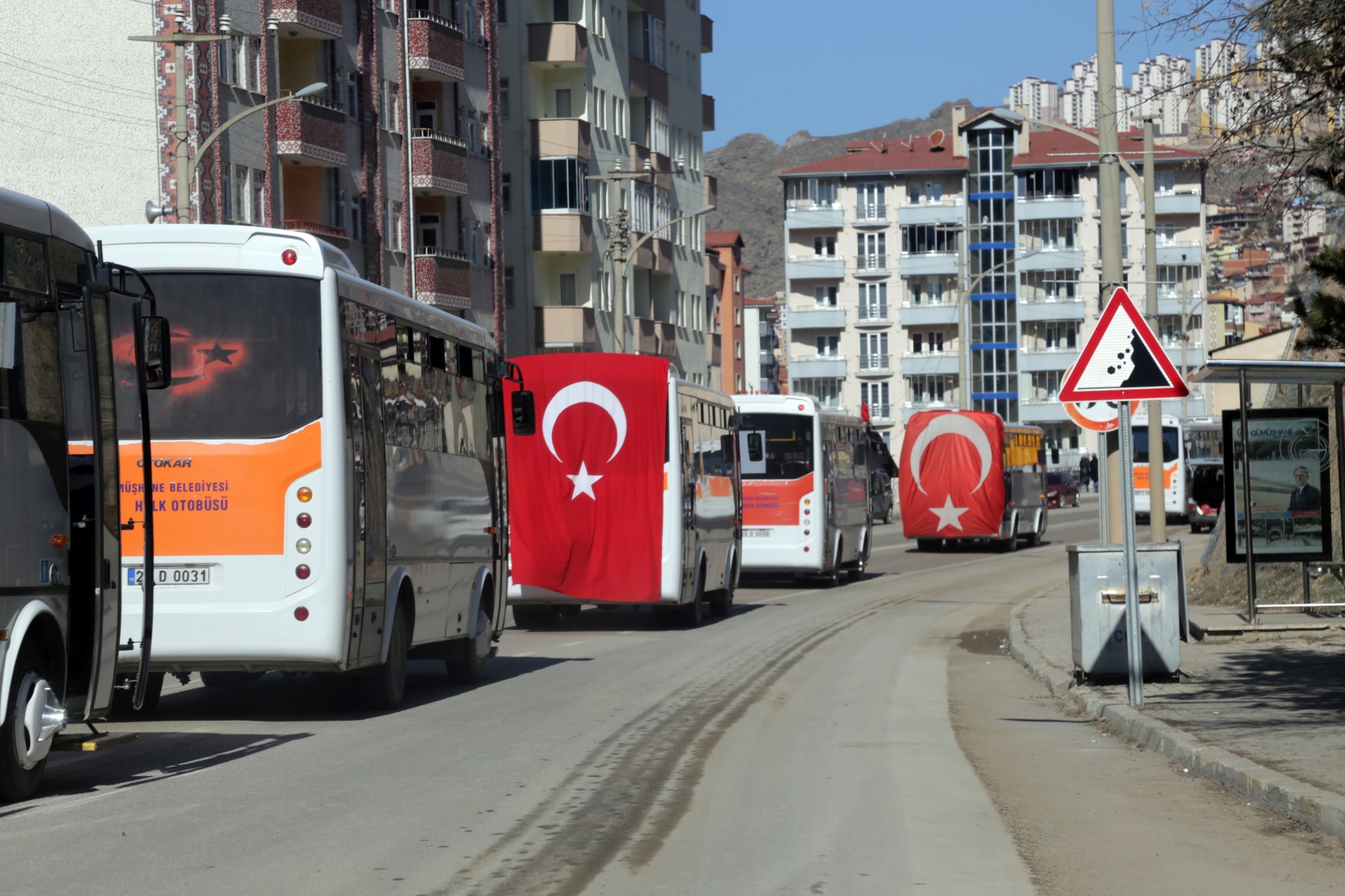 Gümüşhane’de dolmuşçular ‘Bahar Kalkanı’ operasyonuna destek çıktı 1