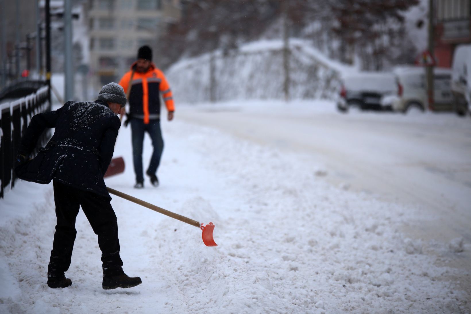 Gümüşhane’de yoğun kar yağışı etkili oldu 1