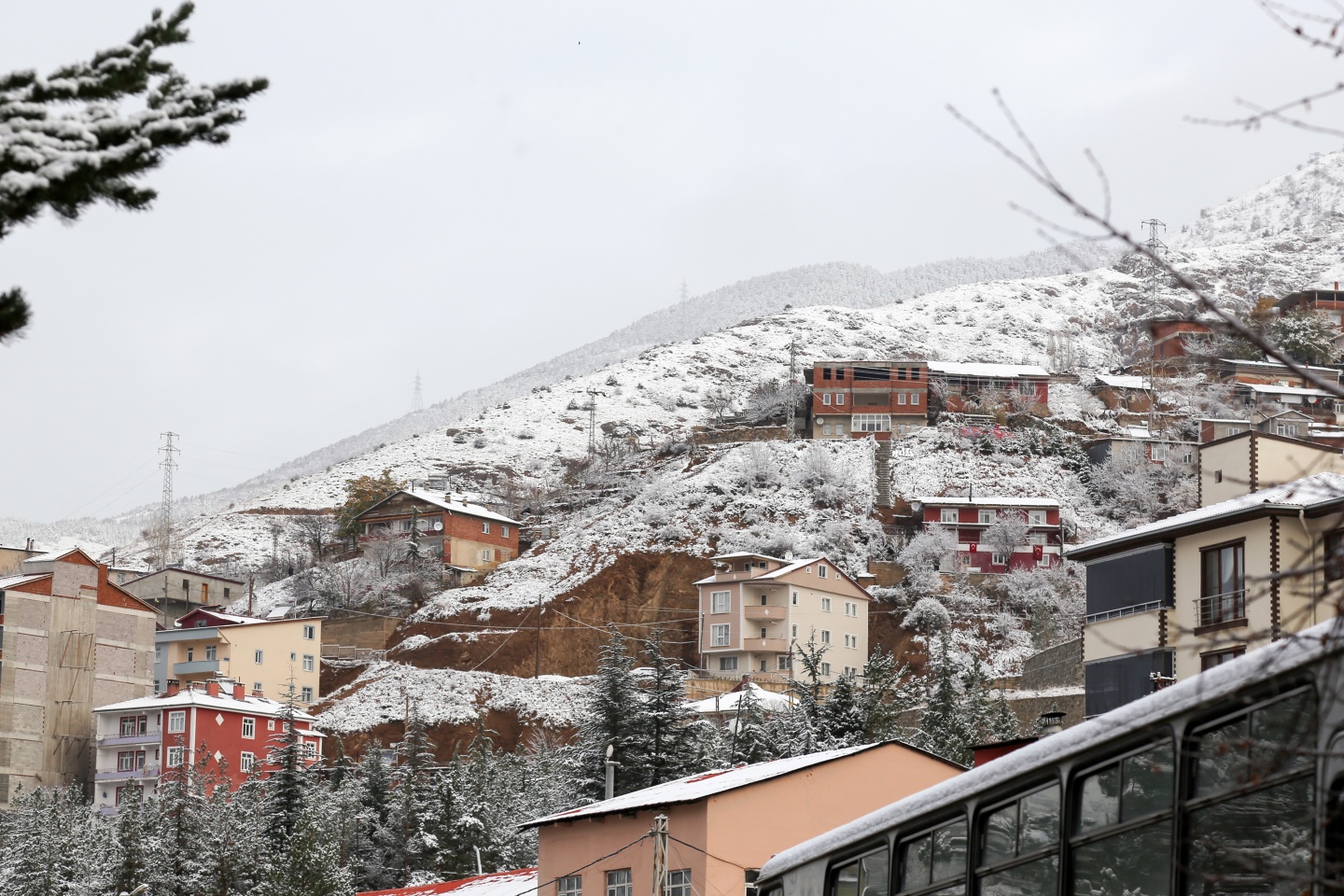 Gümüşhane’de kar yağışı 61