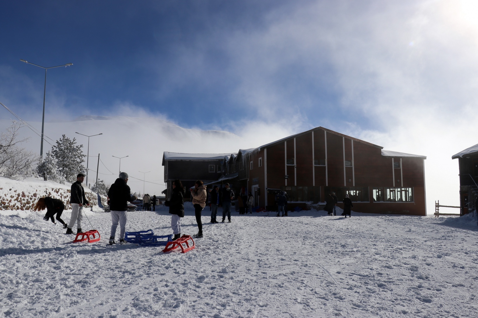 Zigana kayak merkezinde hafta sonu hareketliliği 4