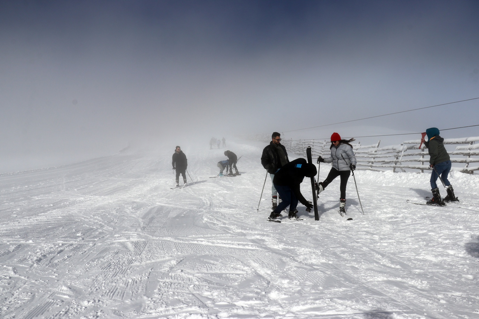Zigana kayak merkezinde hafta sonu hareketliliği 14