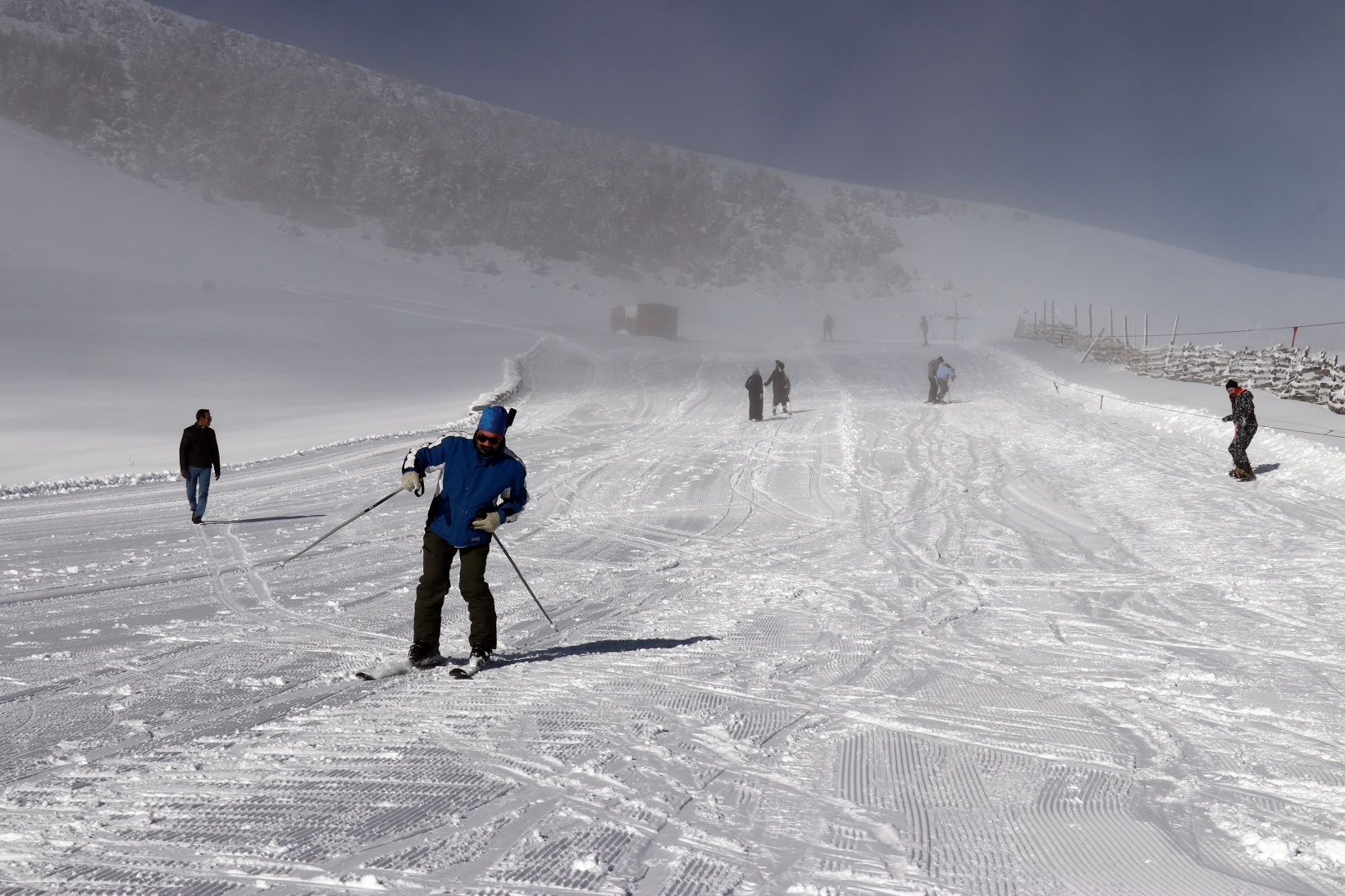 Zigana kayak merkezinde hafta sonu hareketliliği 15