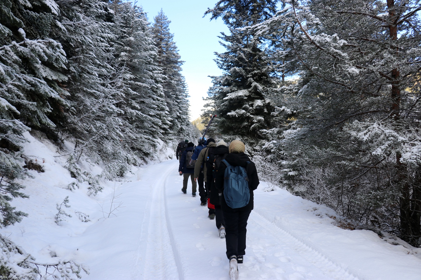 Gümüşhaneli dağcılardan Kalis yaylasına unutulmaz kış yürüyüşü 71