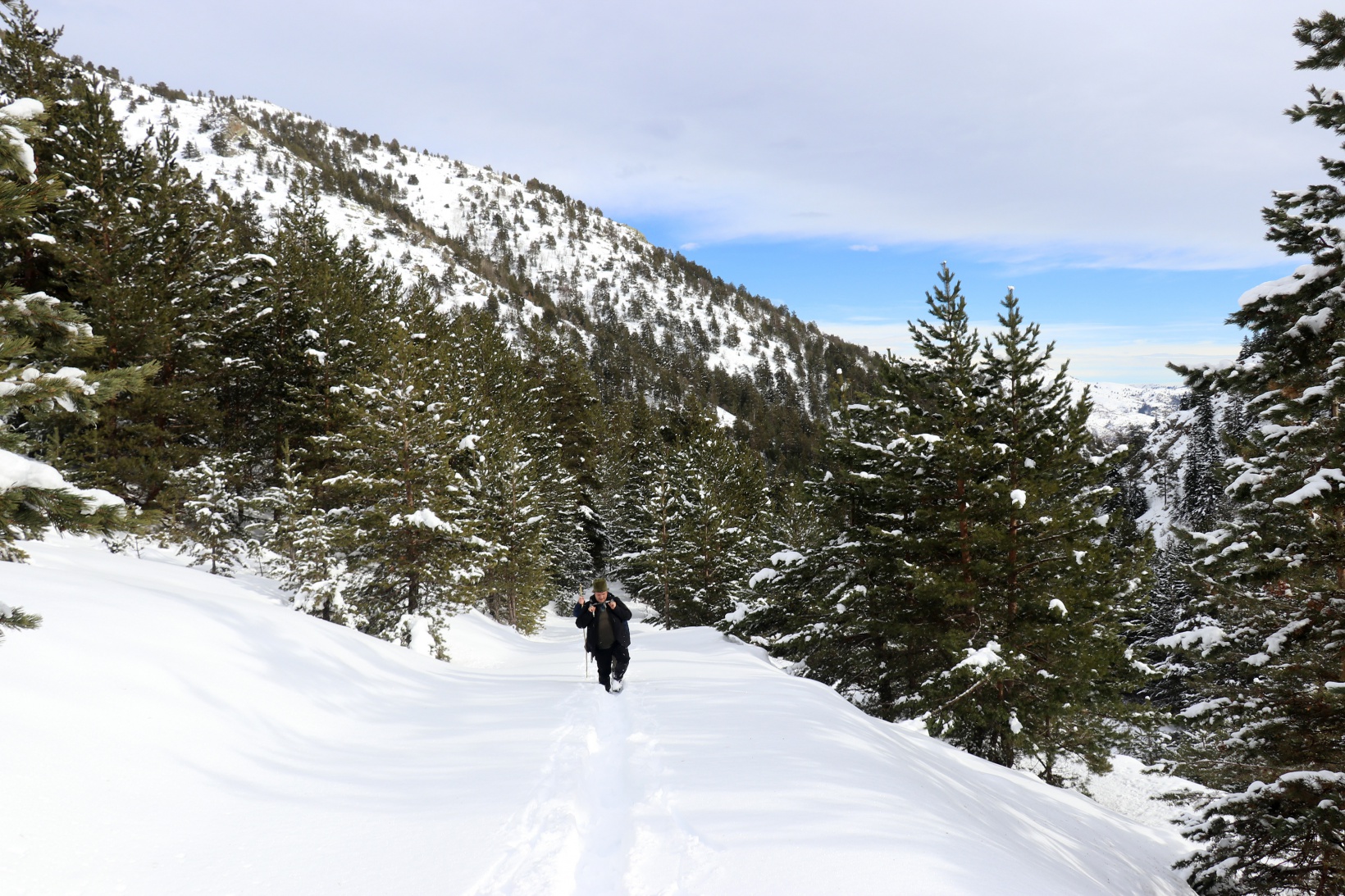 Gümüşhaneli dağcılardan Kalis yaylasına unutulmaz kış yürüyüşü 48