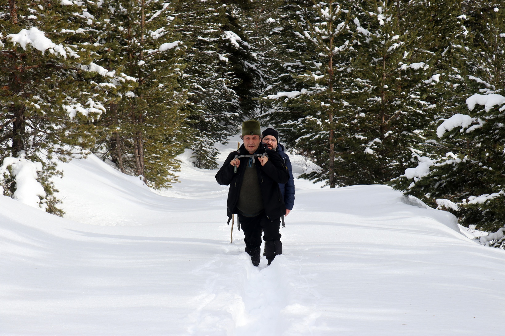 Gümüşhaneli dağcılardan Kalis yaylasına unutulmaz kış yürüyüşü 28