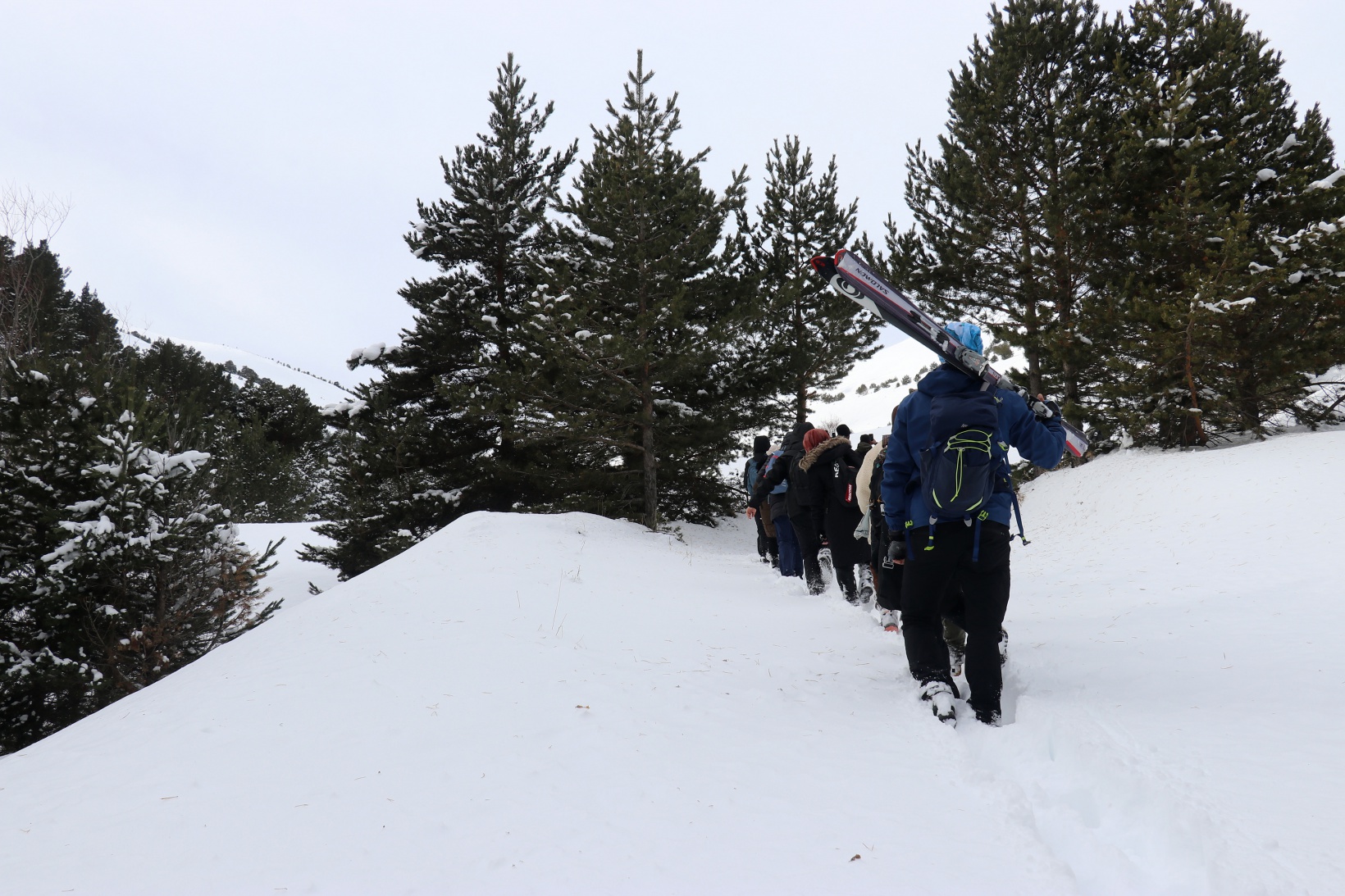 Gümüşhaneli dağcılardan Kalis yaylasına unutulmaz kış yürüyüşü 30