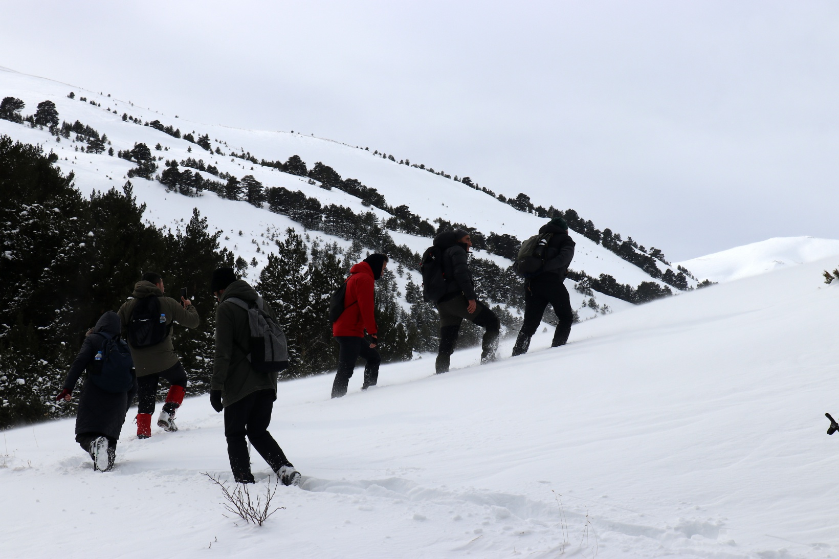 Gümüşhaneli dağcılardan Kalis yaylasına unutulmaz kış yürüyüşü 51