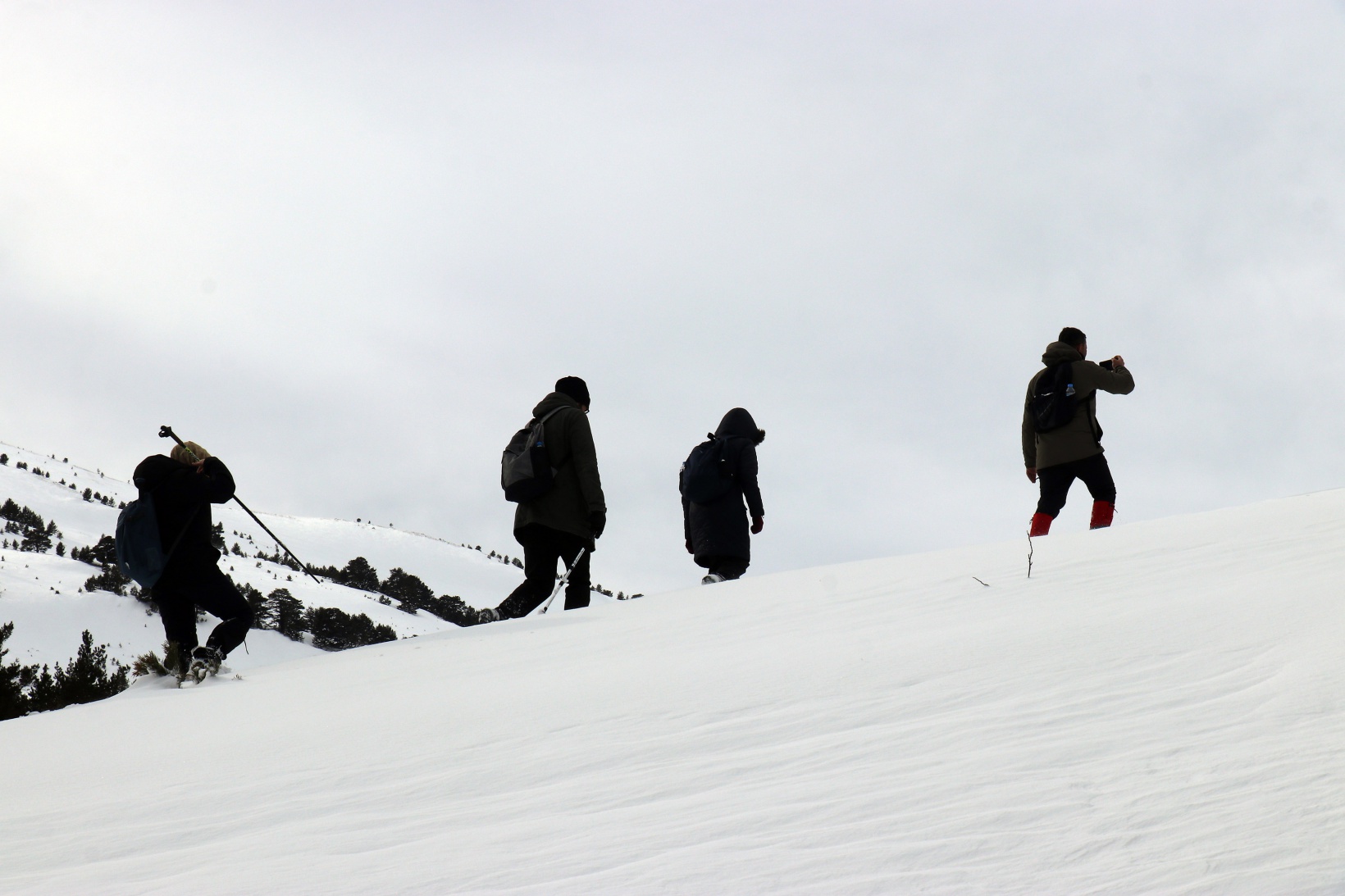 Gümüşhaneli dağcılardan Kalis yaylasına unutulmaz kış yürüyüşü 34