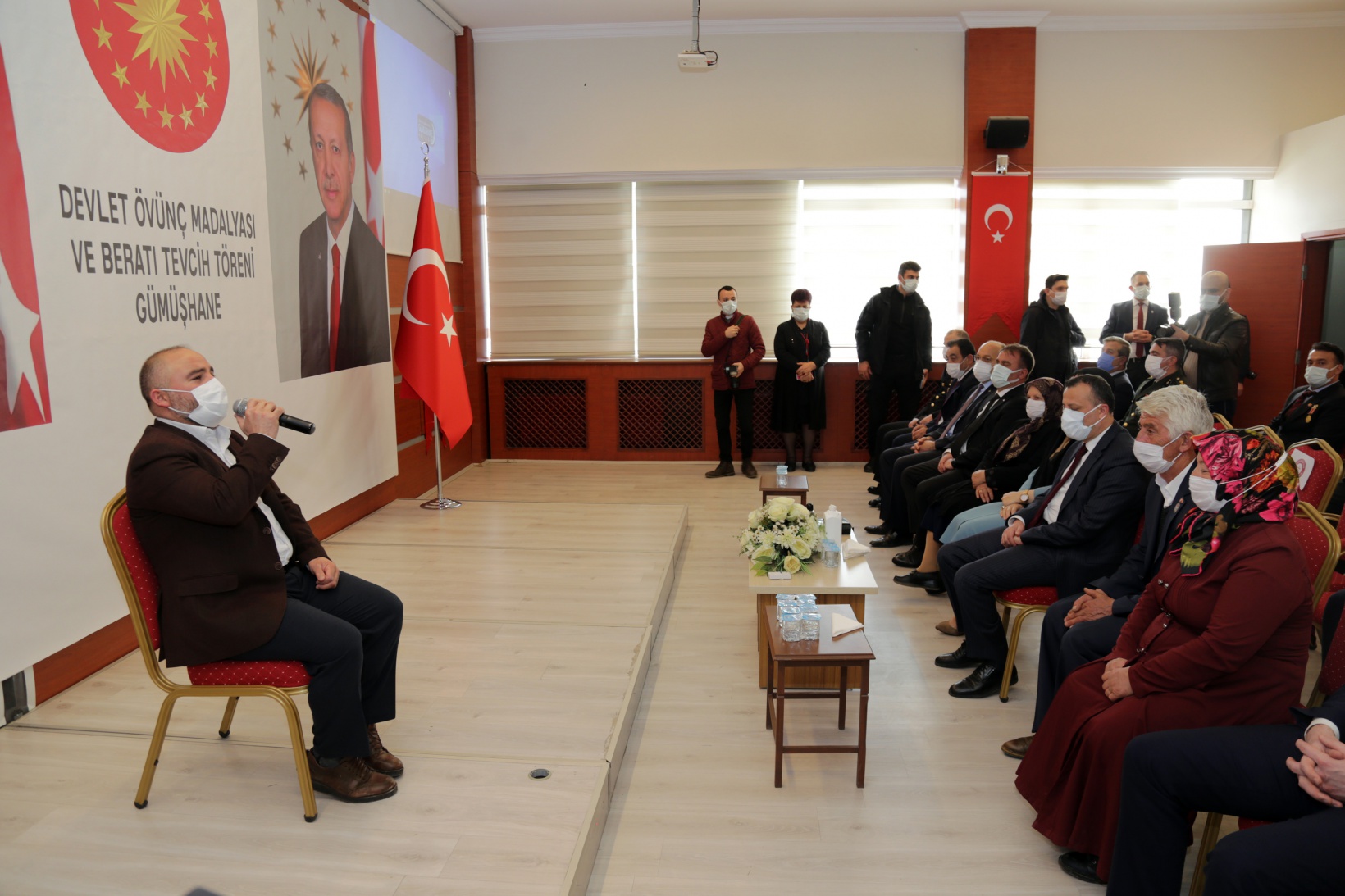 Gümüşhane'de Gazi Hasan Turgut'a devlet övünç madalyası verildi 9