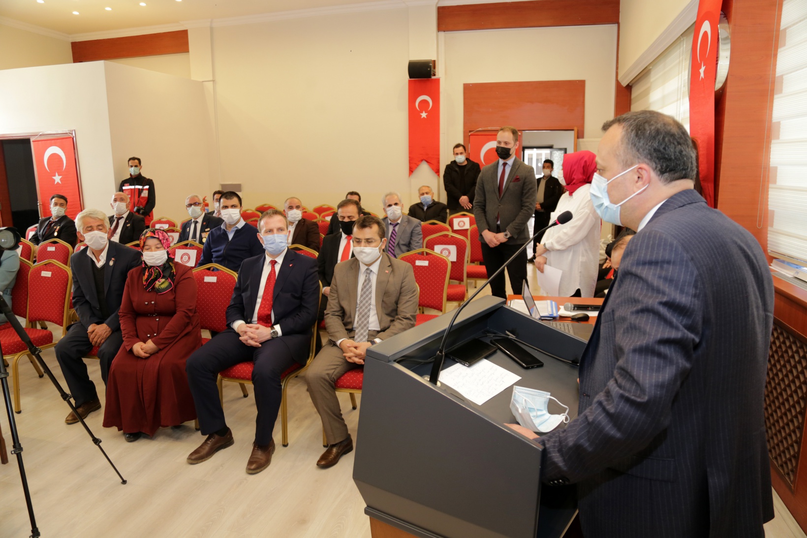 Gümüşhane'de Gazi Hasan Turgut'a devlet övünç madalyası verildi 11