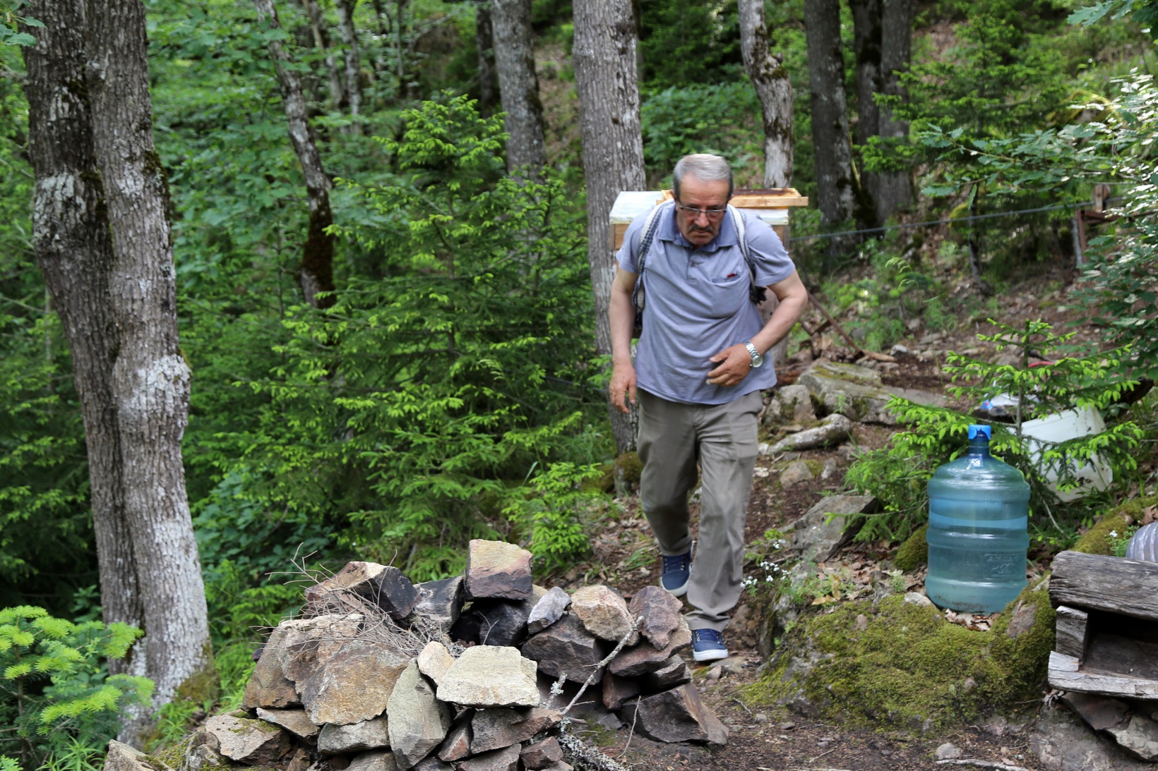 Asırlardır kayalar üzerinde bal üretiyorlar 14