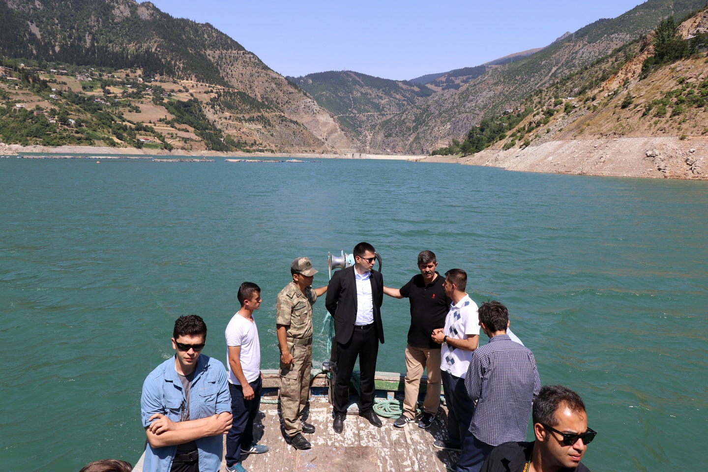 Torul barajında alabalık üretimi 25