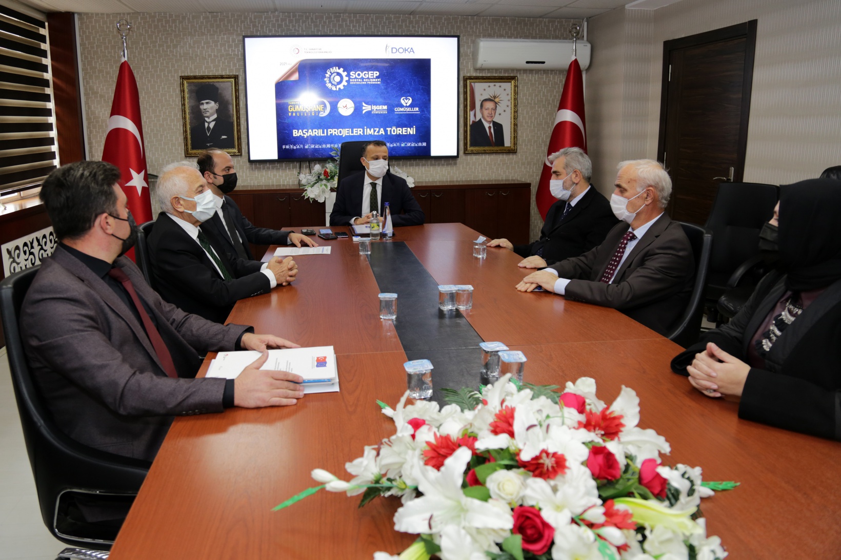 Gümüşhane’de 8 milyon liralık DOKA projelerinde imzalar atıldı 11